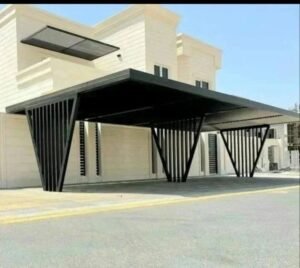 مظلات سيارات حديد 
