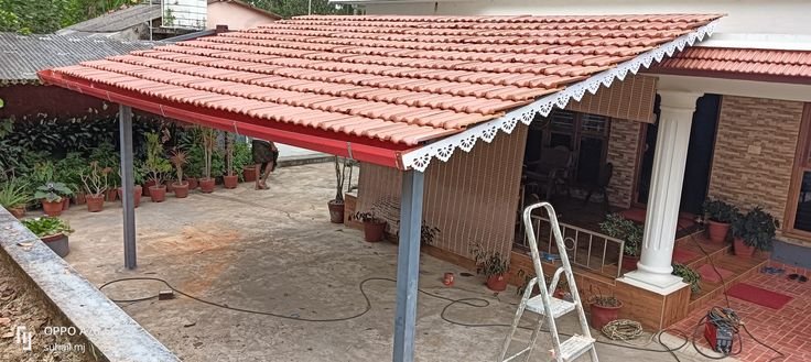 سقف قرميد معدني